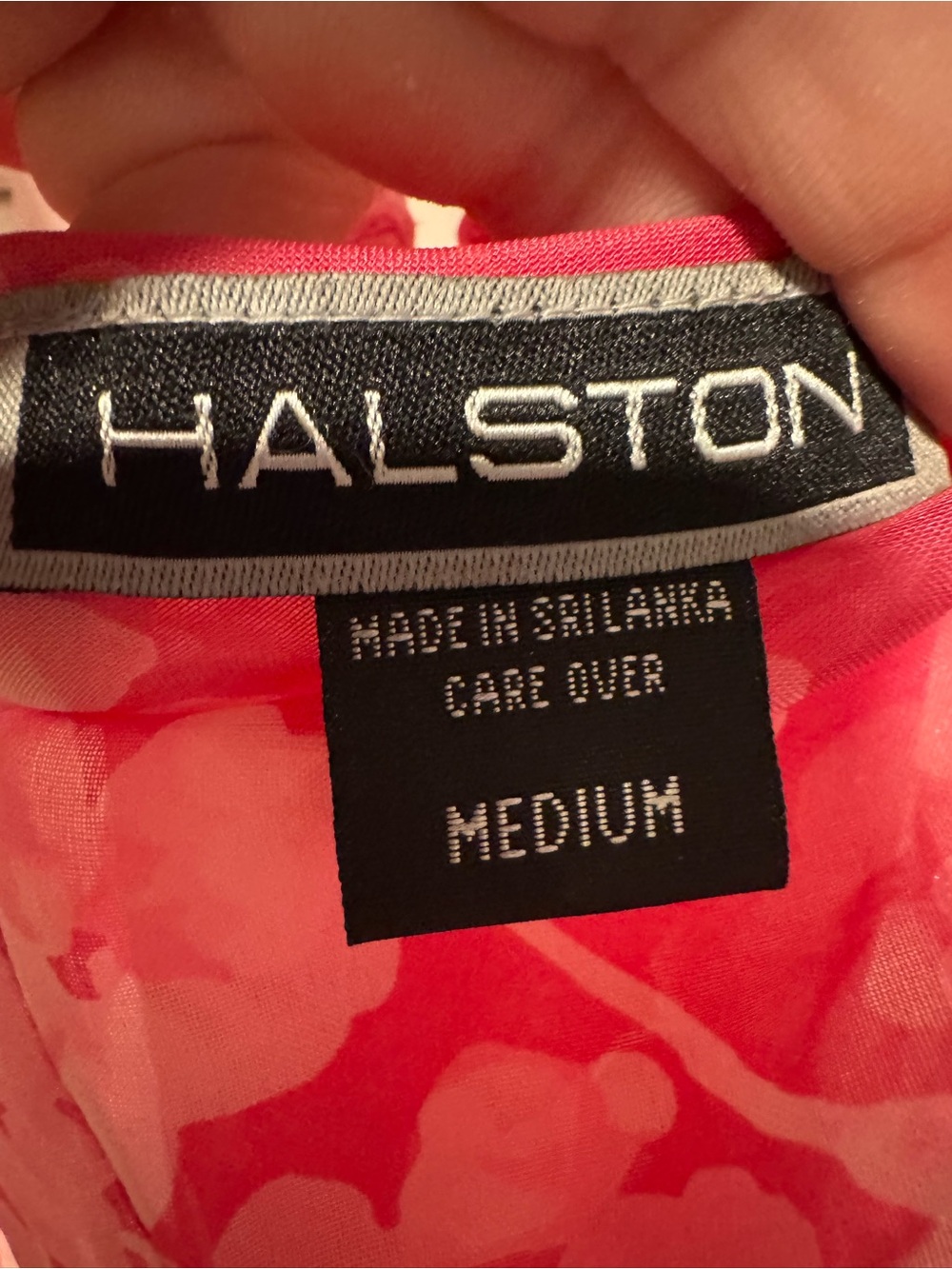 Vintage Halston Sheer Floral Babydoll Slip Dress Y2K Romantic Size Medium EUC - Picture 4 of 4